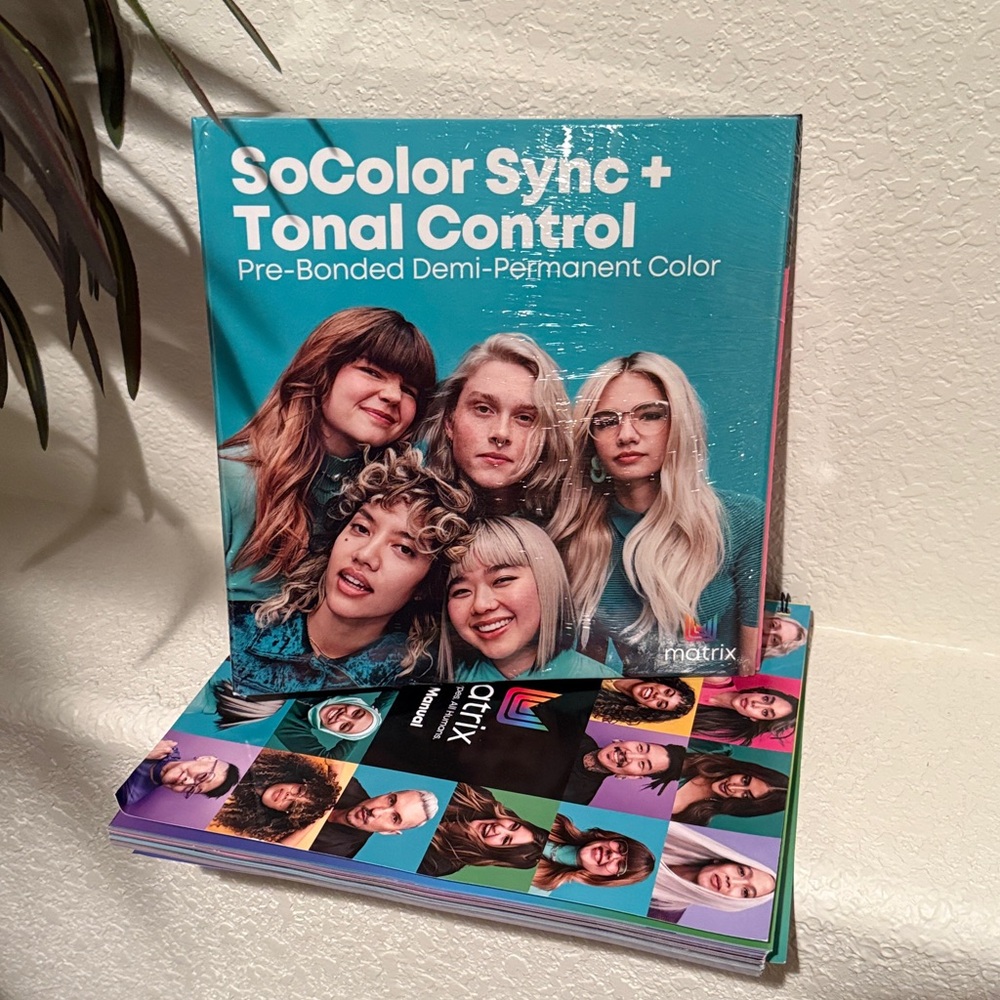 Matrix SoColor Sync + Tonal Control Hair Color Swatch Recipe Book